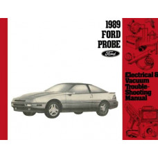 1989 Ford Probe Factory Electrical and Vacuum Troubleshooting Manual OEM